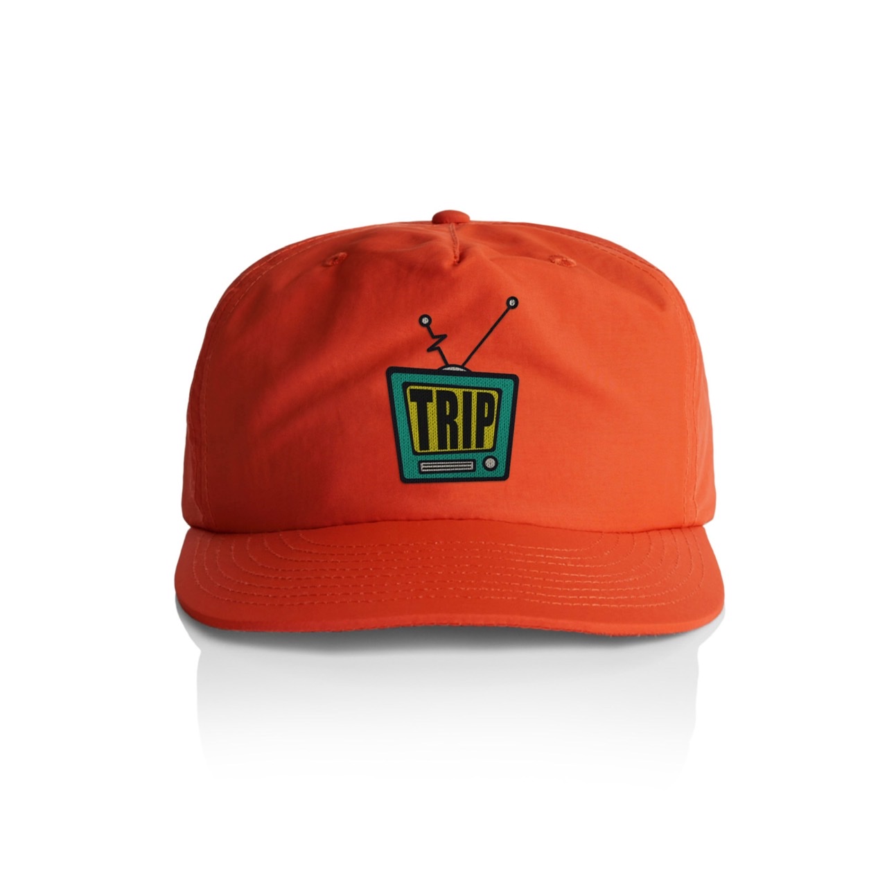 Nylon-orange-surf-hat-surf-trip-surfer-shop-nylon-hat-cap